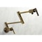 Kingston Brass KS4103ML Wall Mount Pot Filler, Antique Brass KS4103ML - alternate 2